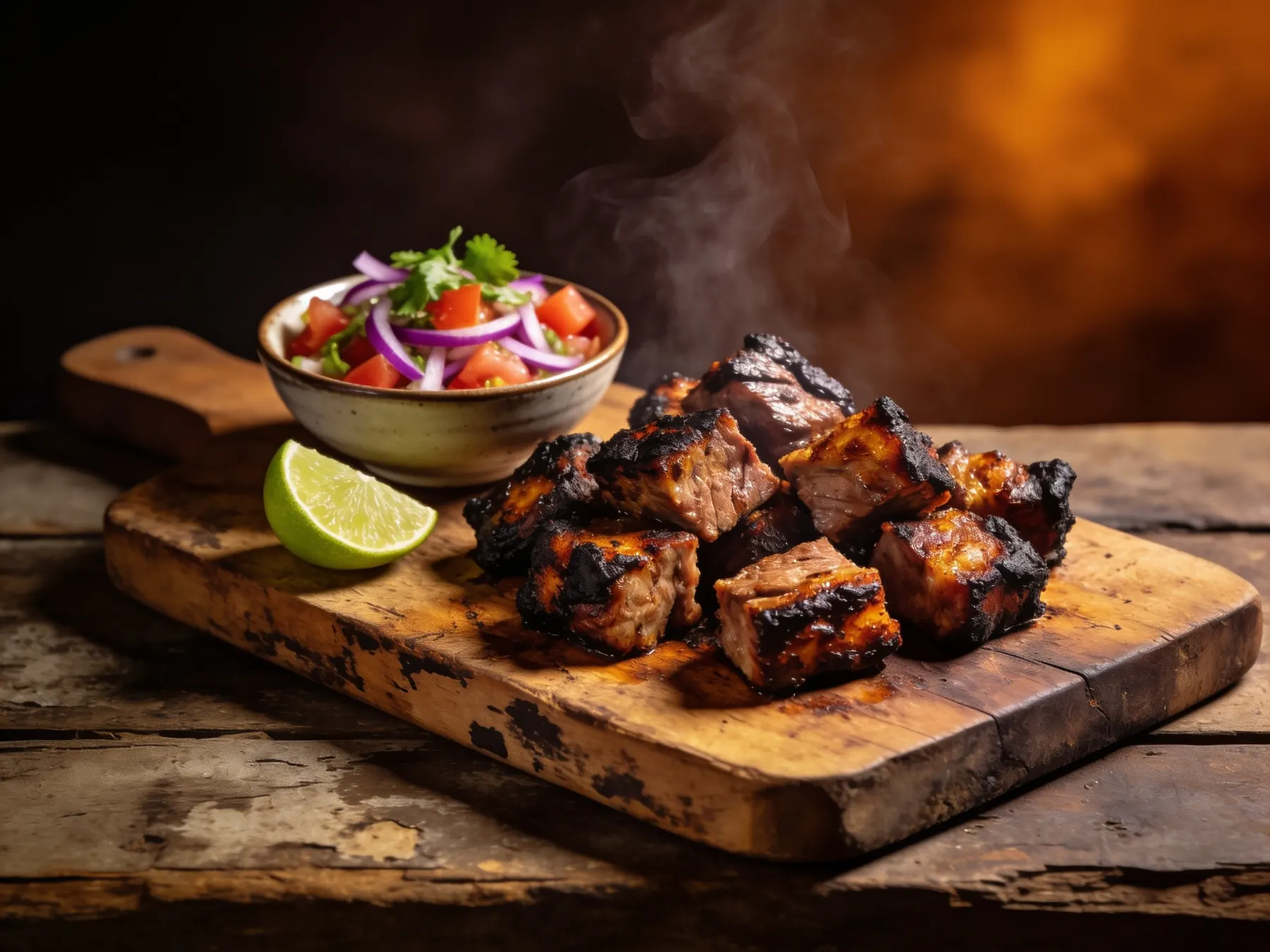 Nyama choma et kachumbari